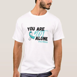 Camiseta Você Não Está Sozinho Na Sensibilização Do Friso T