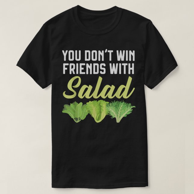 Camiseta Você Não Ganha Amigos Com CHURRASCO De Salada Gril (Frente do Design)