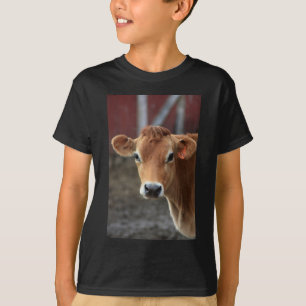 Camiseta Você não me pensa é vaca bonito do jérsei