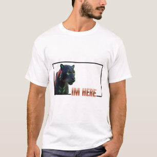 Camiseta Você não ousa olhar nos meus olhos .Pantera Negra