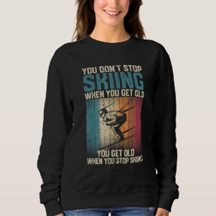 Camiseta Você Não Para de Esquiar Quando Envelhece Esqui