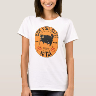 Camiseta Você não pode comer