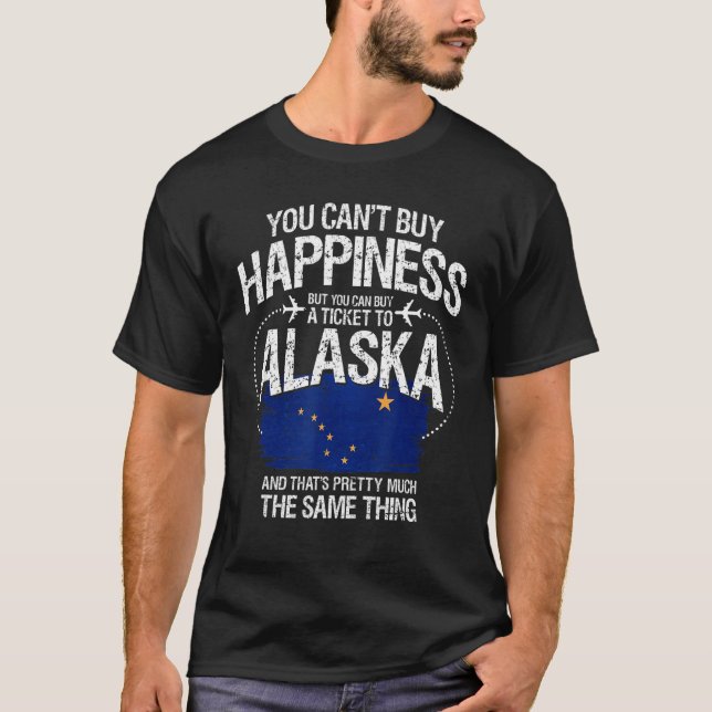 Camiseta Você não pode Comprar a felicidade, mas você pode  (Frente)