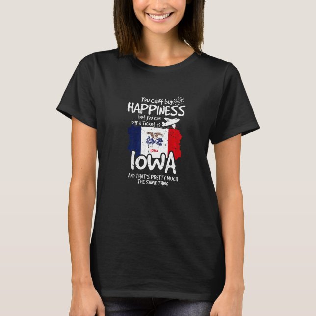 Camiseta Você não pode Comprar a felicidade, mas você pode  (Frente)