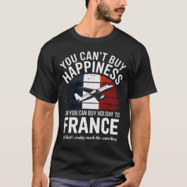 Camiseta "Você não pode Comprar Felicidade Feriada para o T