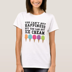 Camiseta Você não pode comprar o comprar que da felicidad