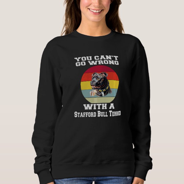 Camiseta Você Não Pode Errar Com Um Stafford Bull Terrie (Frente)