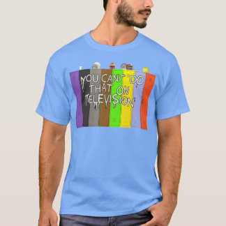 Camiseta Você não pode fazer aquilo na televisão Sala de ve