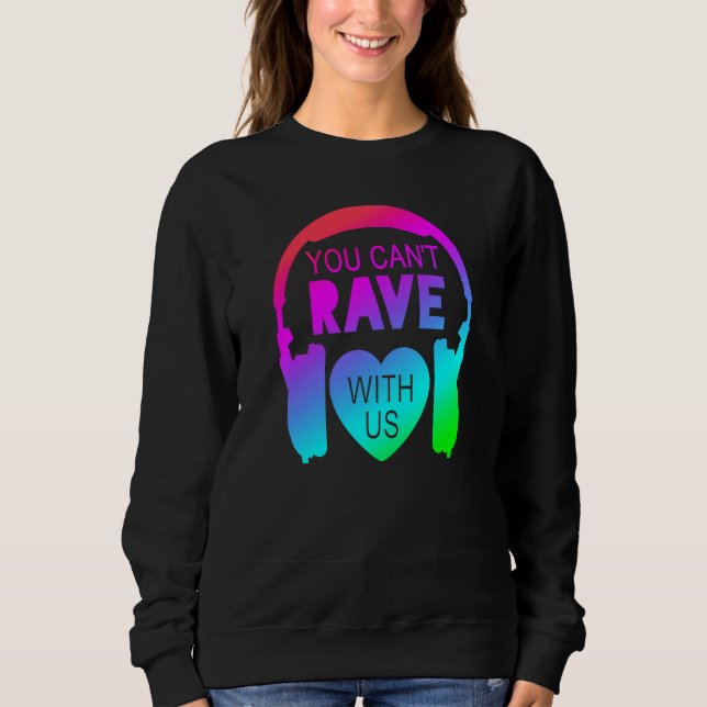 Camiseta Você Não Pode Festejar Conosco Moda de Festival (Frente)