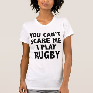 Camiseta Você não pode me assustar, eu jogo rugby