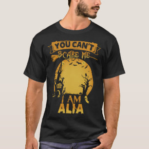 Camiseta Você Não Pode Me Assustar Eu Sou ALIA Halloween