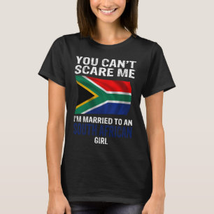 Camiseta Você não pode me assustar, eu sou casado com um 