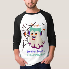 Camiseta Você não pode me assustar Eu sou Dracula Boo Ragla