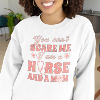 Camiseta Você não pode me assustar Eu sou enfermeira