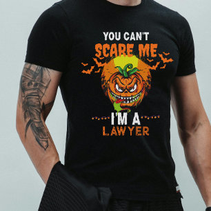 Camiseta Você Não Pode Me Assustar EU Sou um advogado engra
