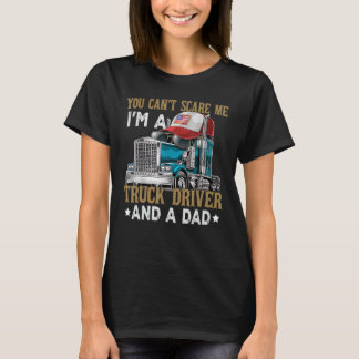 Camiseta Você não pode me assustar Eu sou um motorista de c