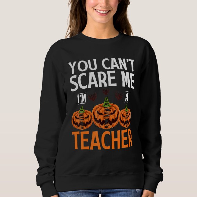 Camiseta Você Não Pode Me Assustar Eu Sou Um Professor Hall (Frente)
