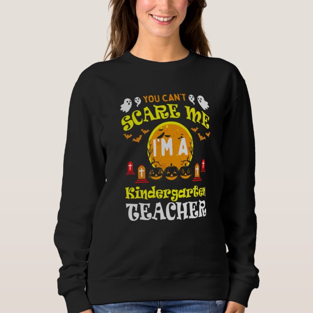 Camiseta Você Não Pode Me Assustar Eu Sou Uma Professora De (Frente)