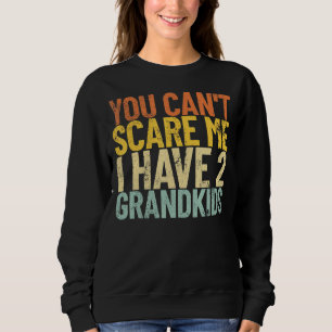 Camiseta Você não pode me assustar Eu tenho 2 Netos Retro G
