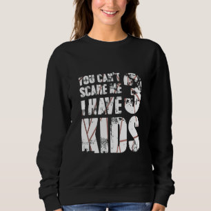 Camiseta Você Não Pode Me Assustar Eu Tenho 3 Crianças Tio 