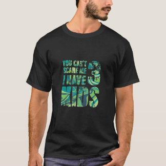 Camiseta Você Não Pode Me Assustar Eu Tenho 3 Filhos Pai Pa
