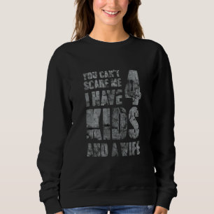 Camiseta Você Não Pode Me Assustar Eu Tenho 4 Filhos E Uma 