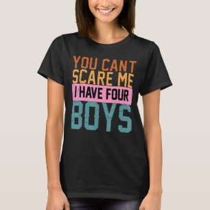 Camiseta Você não pode me assustar Eu tenho duas filhas com