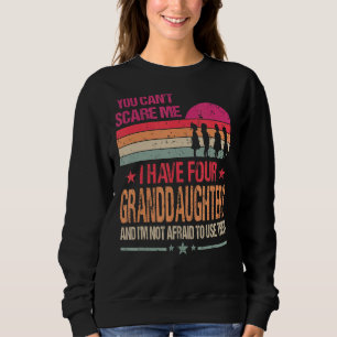 Camiseta Você não pode me assustar, eu tenho quatro netas u