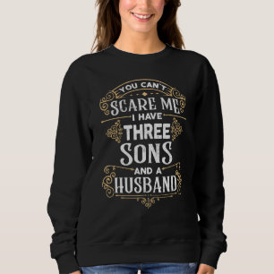 Camiseta Você Não Pode Me Assustar Eu Tenho Três Filhos E U