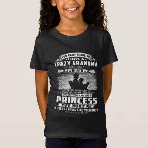 Camiseta Você não pode me assustar Eu tenho uma vovó lou