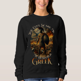 Camiseta Você não pode me assustar meu marido é a Guerra Es