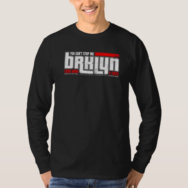 Camiseta Você não pode me deter o Brklyn Core Dnm (Frente)