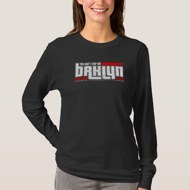 Camiseta Você não pode me deter o Brklyn Core Dnm (Frente)