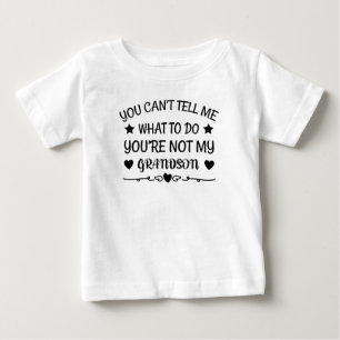 Camiseta Você não pode me dizer o que fazer você não é