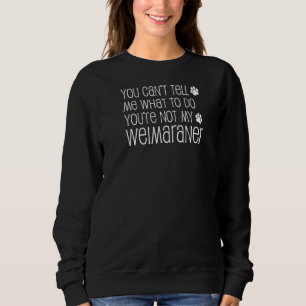 Camiseta Você não pode me dizer o que fazer Você não é meu