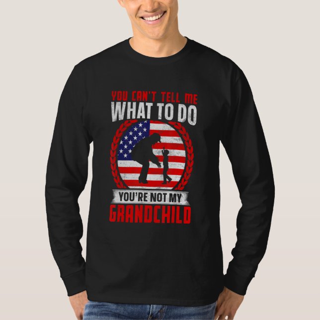 Camiseta Você não pode me dizer o que fazer Você não é meu  (Frente)