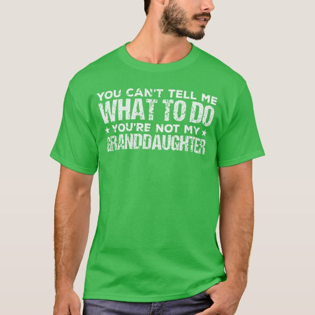 Camiseta Você não pode me dizer o que fazer Você não é minh (Frente)