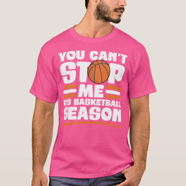 Camiseta Você Não Pode Me Impedir De Uma Estação De Basquet (Frente)