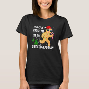 Camiseta Você Não Pode Me Pegar Eu Sou O Homem de Biscoito