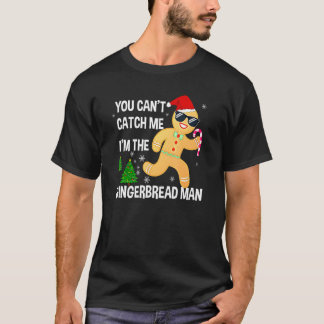 Camiseta Você Não Pode Me Pegar Eu Sou O Homem de Biscoito 