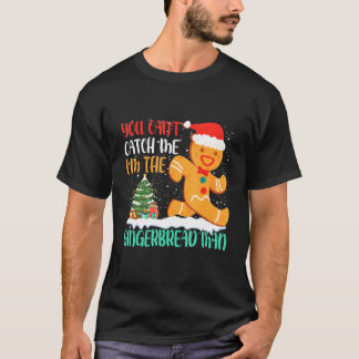 Camiseta Você Não Pode Me Pegar Eu Sou O Homem de Biscoito