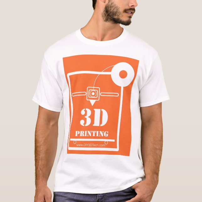 Camiseta Você não pode o impressão 3D esta camisa! (Frente)