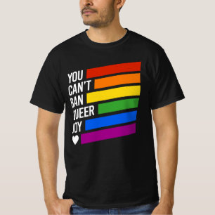Camiseta Você Não Pode Proibir a Alegria Queer
