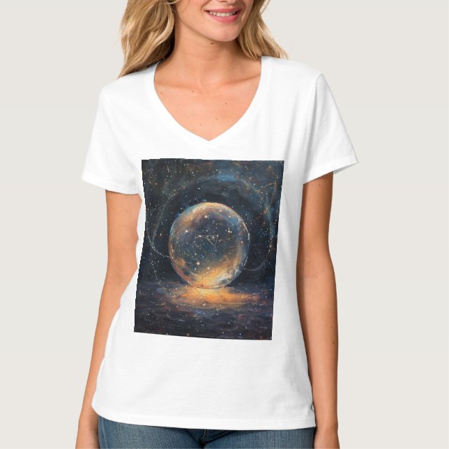 Camiseta Você Não Pode Projetar Luz Sem Projetar uma Sombra (Frente)