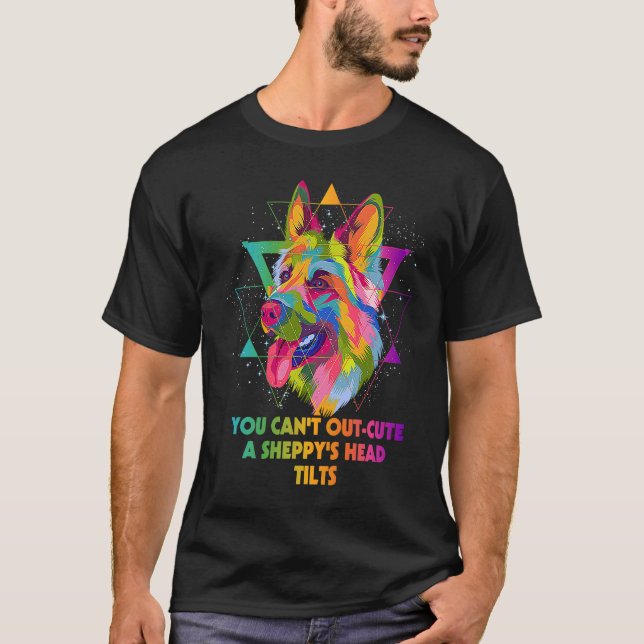Camiseta Você Não Pode Sair Com Folhas Bonitas Cabeça Incli (Frente)