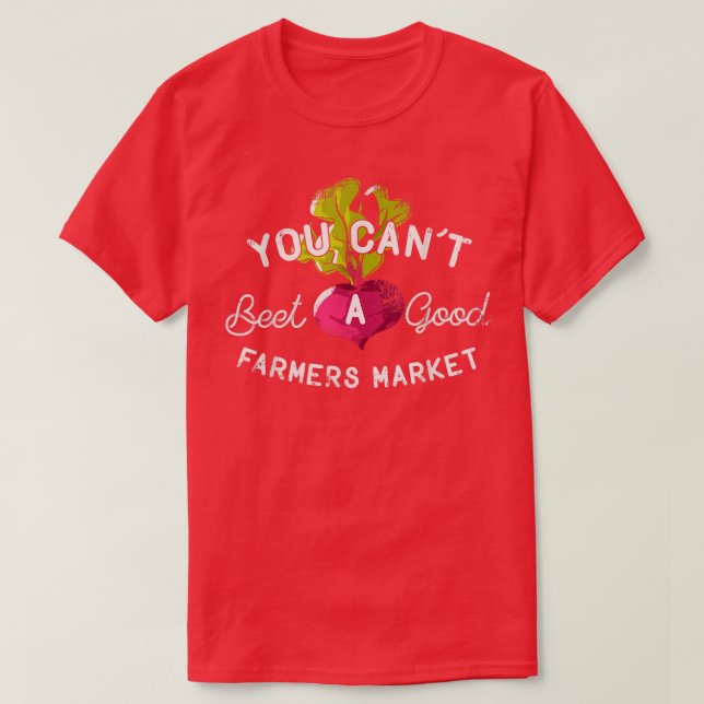 Camiseta Você não pode ser um bom fazendeiro mercado rural (Frente do Design)