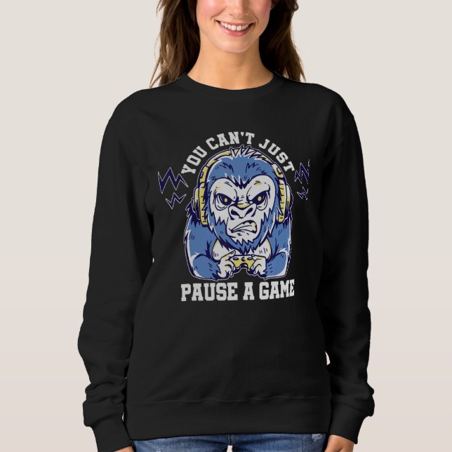 Camiseta Você Não Pode Simplesmente Pausar Um Jogo Video Ga (Frente)