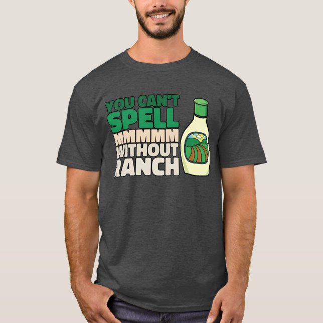 Camiseta Você Não Pode Soletrar MMMMM Sem Amante do Rancho  (Frente)