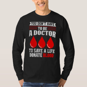 Camiseta Você não precisa ser um médico Dr. Cruz Vermelha S