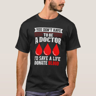 Camiseta Você não precisa ser um médico Dr. Cruz Vermelha S